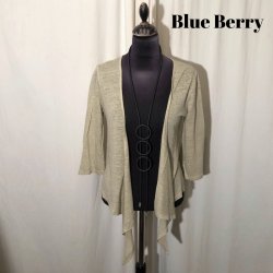 2023 Blue Berry kort jakke med snipper sand