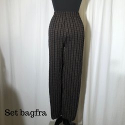 Thing lang buks stribet Chokolade brun