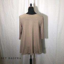 Thing bambus bluse med vidde sand