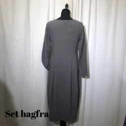 Thing design kjole i jaquard vvning jord-gr