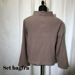 2025 E-Design jakke med 2-vejs lynls crepet hr/bomuld Ddyr