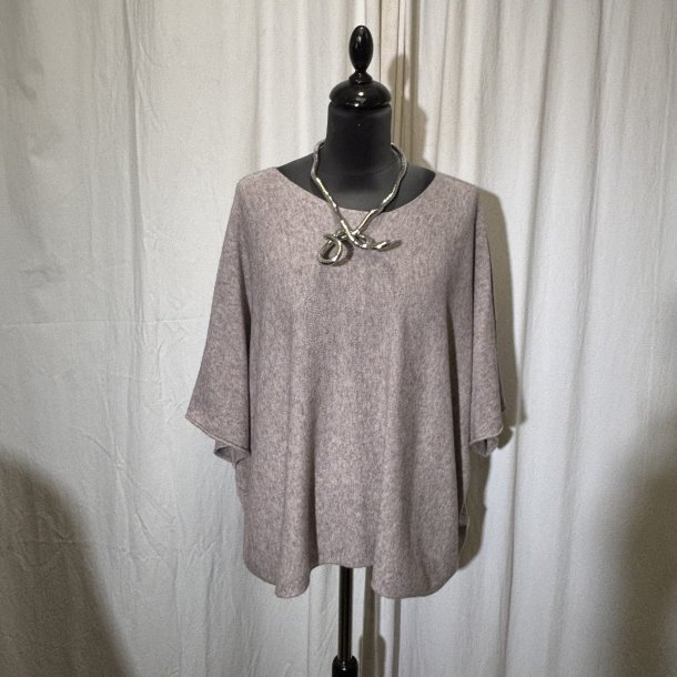 2025 Design strik bred one-size med 3/4 rme mrk sand