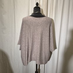 2025 Design strik bred one-size med 3/4 rme mrk sand