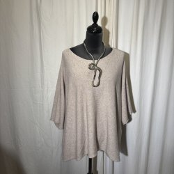 2025 Design strik bred one-size 3/4 lys sand