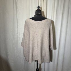 2025 Design strik bred one-size 3/4 lys sand