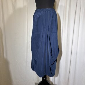 2025 Blue Berry vandfalds nederdel i babyfljl bl