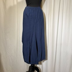 2025 Blue Berry vandfalds nederdel i babyfljl bl