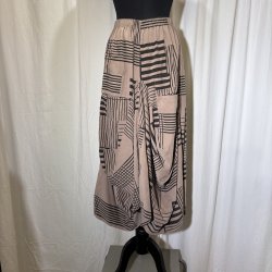 2025 Blue Berry vandfalds nederdel i babyfljl ddyr grafisk