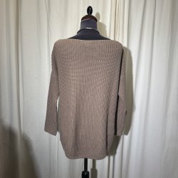 2025 Los Von deshmer bomulds strik med langt rme Ddyr