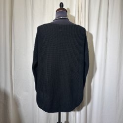 2025 Los Von deshmer bomulds strik med langt rme sort