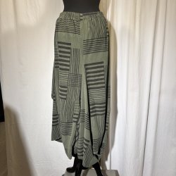 2025 Blue Berry vandfalds nederdel babyfljl army grafisk