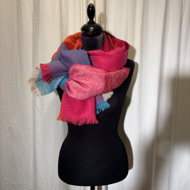 2025 viscose og uld t�rkl�de multi farver