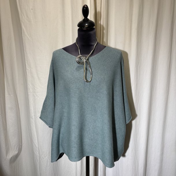 2025 Design strik bred one-size med 3/4 �rme duset lys bl�