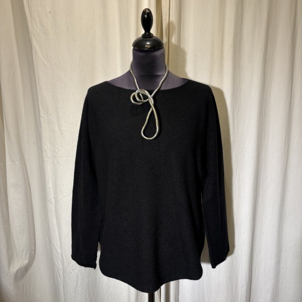 2025 Design strik klassisk med langt �rme sort