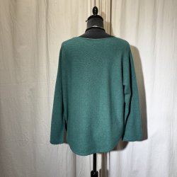 2026 Design strik klassisk med langt �rme havgr�n