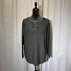 2026 Design strik klassisk med langt �rme army gr�n