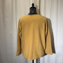 2026 Design strik klassisk med langt �rme gul