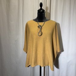 2026 Design strik bred one-size med 3/4 �rme gul