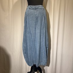 2026 Blue Berry design ballon buks i deminvasket tencel (bomuld/lyocell)