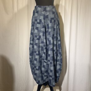 2026 Blue Berry lang design ballon buks i sammensat demin