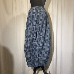 2026 Blue Berry lang design ballon buks i sammensat demin