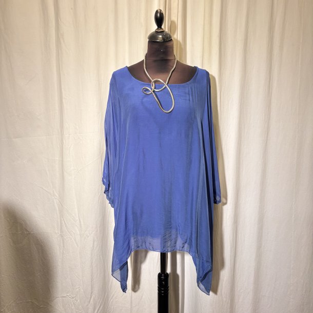 2026 Silke/Viscose design tunika over-size med dryp og indertop klar bl�