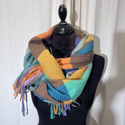 2026 opkradset viscose t�rkl�de i multi farver