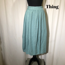 2025 Thing design hr-nederdel ballon Teal-grn/bl