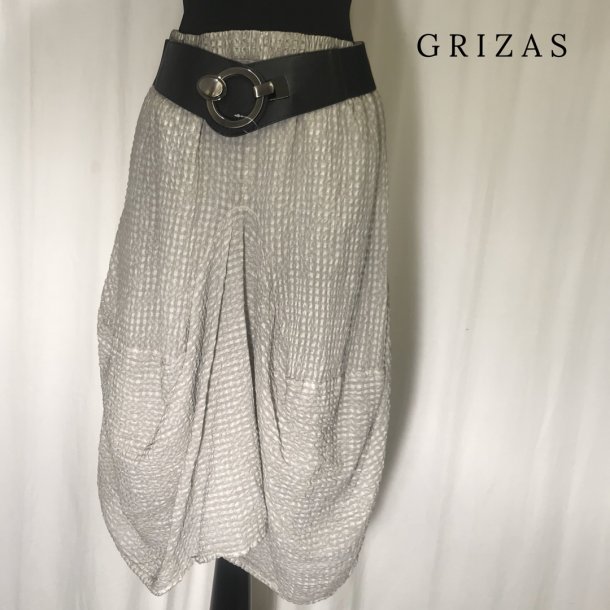 Grizas silke/bomuld nederdel