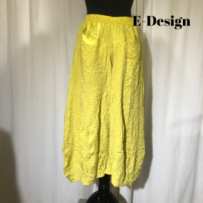 E-Design crinkle Vandfalds buks lime