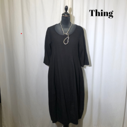 2025 Thing hrkjole med 3/4 rme sort