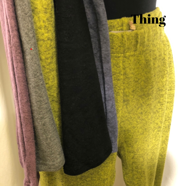 2024-2 Thing Leggings i opkradset viscose Lime