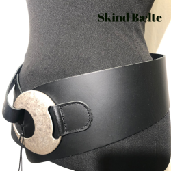 Skind b�lte asymetrisk med sl�et sp�nde