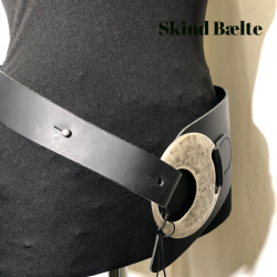 Skind b�lte asymetrisk med sl�et sp�nde