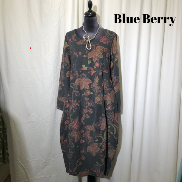 2024 Blue Berry kjole i fljl mat gr mnster