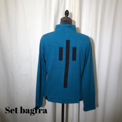 E-Design jakke med 2-vejs lynls Petrol