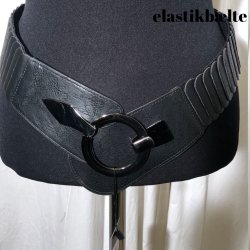 2025 Blte med rundt spnde og vifter elastisk mrkt spnde 